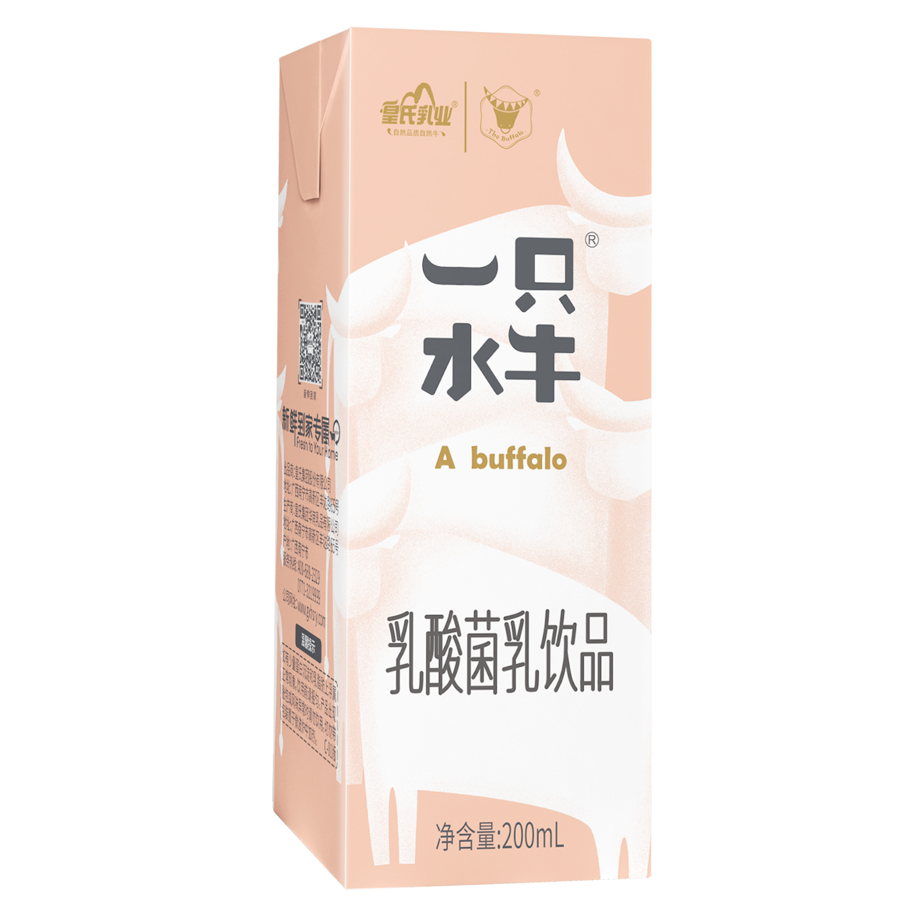 一只水牛乳酸菌乳飲品